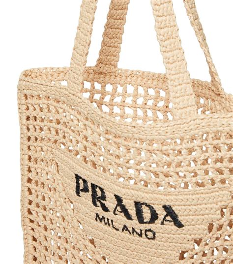 prada raffia tote bag fake|prada raffia tote small.